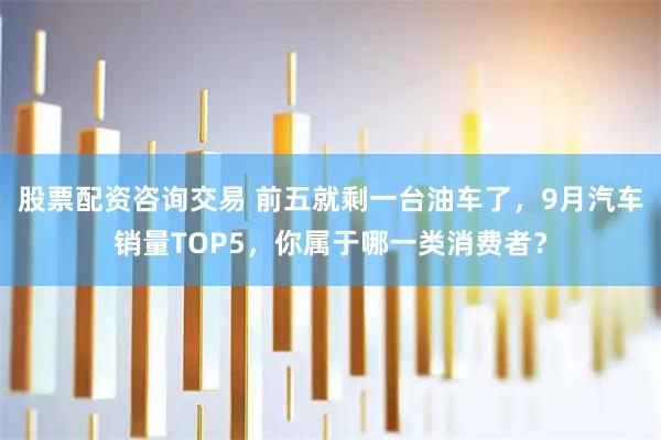股票配资咨询交易 前五就剩一台油车了，9月汽车销量TOP5，你属于哪一类消费者？