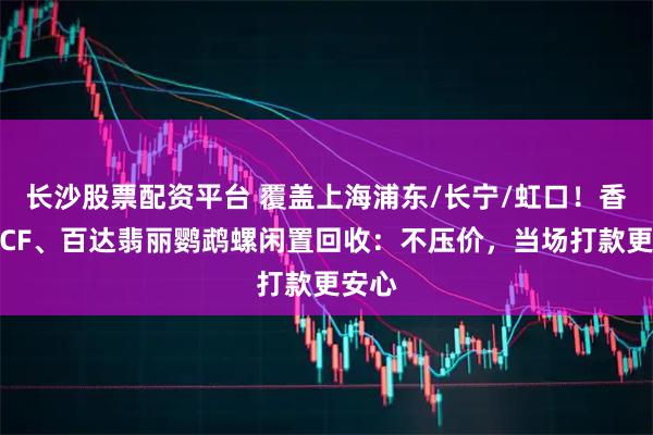 长沙股票配资平台 覆盖上海浦东/长宁/虹口！香奈儿CF、百达翡丽鹦鹉螺闲置回收：不压价，当场打款更安心